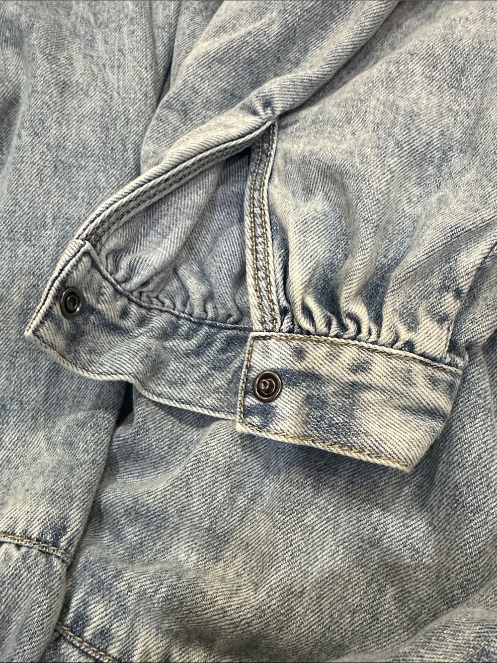 Rails Lila Chambray Denim Tiered Flounce Dress | Faded Indigo - Picture 13 of 16
